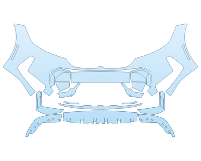 2026 BMW M340I XDRIVE BUMPER