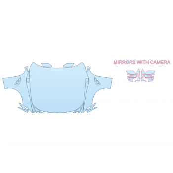 2026 BMW M4 COMPETITION CONVERTIBLE HOOD FENDERS MIRRORS FULL (WRAPPED EDGES)