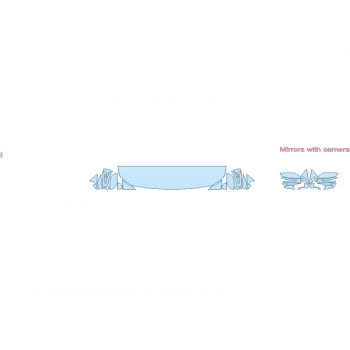 2026 BMW M4 COMPETITION COUPE HOOD FENDERS MIRRORS 18 INCH STRAIGHT (WRAPPED EDGES) 2026 BMW M4 COMPETITION COUPE HOOD FENDERS MIRRORS 18 INCH STRAIGHT (WRAPPED EDGES)