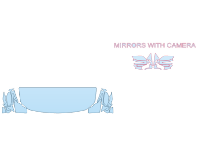 2026 BMW M4 COMPETITION COUPE HOOD FENDERS MIRRORS 24 INCH STRAIGHT (WRAPPED EDGES) 2026 BMW M4 COMPETITION COUPE HOOD FENDERS MIRRORS 24 INCH STRAIGHT (WRAPPED EDGES)