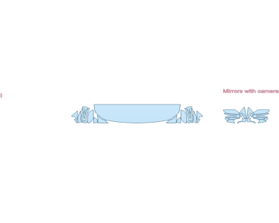 2026 BMW M4 COUPE HOOD FENDERS MIRRORS 18 INCH STRAIGHT (WRAPPED EDGES)