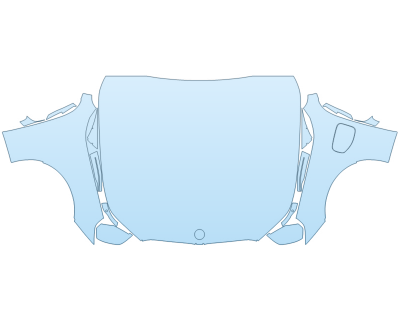 2026 BMW M5 SEDAN HOOD FENDERS MIRRORS FULL (WRAPPED EDGES) W/SEAMS