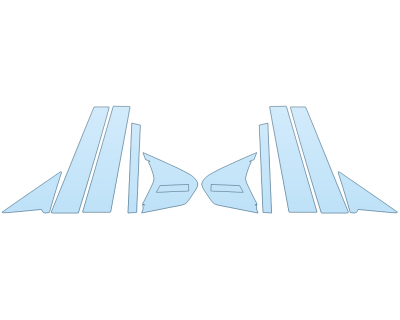 2026 BMW M5 SEDAN B PILLARS W/BADGING