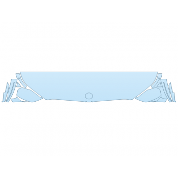 2026 BMW M5 TOURING HOOD FENDERS MIRRORS 18 INCH STRAIGHT (WRAPPED EDGES)