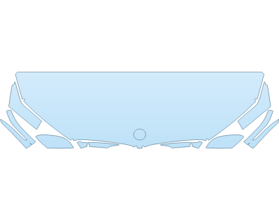2026 BMW M850 GRAN COUPE I XDRIVE HOOD FENDERS MIRRORS 24 INCH STRAIGHT (WRAPPED EDGES)