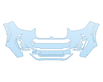 2026 BMW X1 M SPORT BUMPER W SENSORS