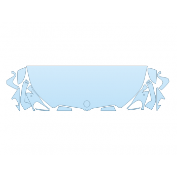 2026 BMW X1 XDRIVE28I HOOD FENDERS MIRRORS 24 INCH STRAIGHT (WRAPPED EDGES)