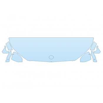 2026 BMW X2 XDRIVE 28I HOOD FENDERS MIRRORS 24 INCH STRAIGHT (WRAPPED EDGES)