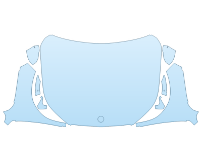 2026 BMW X2 XDRIVE 28I HOOD FENDERS MIRRORS FULL (WRAPPED EDGES)