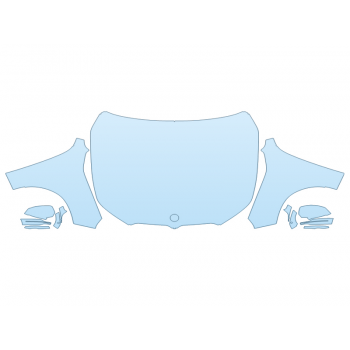 2026 BMW X3 M50 HOOD FENDERS MIRRORS FULL (WRAPPED EDGES)