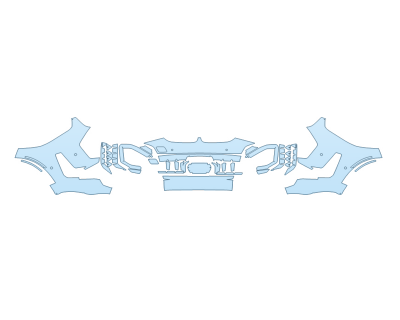 2026 BMW X5 M60I BUMPER W SENSORS