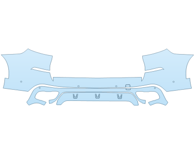 2026 BMW X5 M60I REAR BUMPER W SENSORS