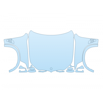 2026 BMW X5 M60I HOOD FENDERS MIRRORS FULL (WRAPPED EDGES)