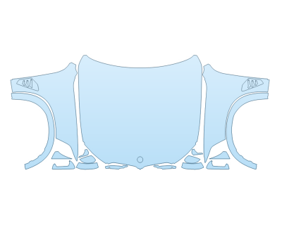 2026 BMW X5 M60I HOOD FENDERS MIRRORS FULL (WRAPPED EDGES)