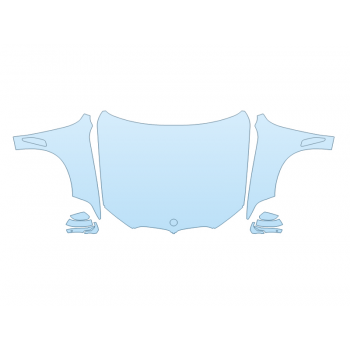 2026 BMW X5 SDRIVE 40I HOOD FENDERS MIRRORS FULL (WRAPPED EDGES)