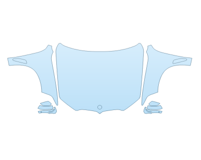 2026 BMW X5 SDRIVE 40I HOOD FENDERS MIRRORS FULL (WRAPPED EDGES)