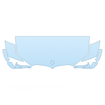 2026 BMW X5 XDRIVE 40I HOOD FENDERS MIRRORS 30 INCH STRAIGHT (WRAPPED EDGES)