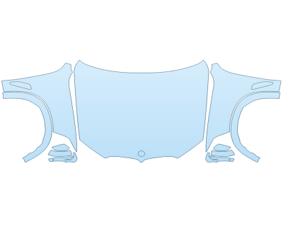 2026 BMW X5 XDRIVE 40I HOOD FENDERS MIRRORS FULL FENDER FLARES