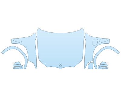 2026 BMW X5 XDRIVE 50E HOOD FENDERS MIRRORS FULL FENDER FLARES