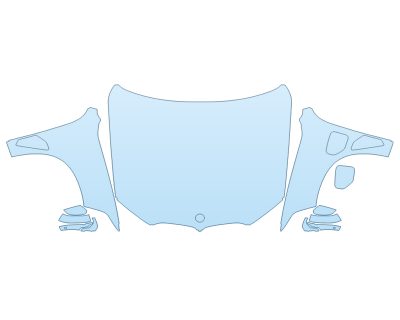 2026 BMW X5 XDRIVE 50E HOOD FENDERS MIRRORS FULL (WRAPPED EDGES)