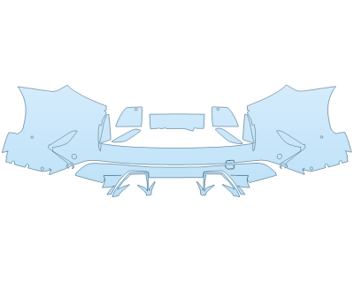 2026 BMW X5 M COMPETITION REAR BUMPER W SENSORS