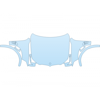 2026 BMW X5 M COMPETITION HOOD FENDERS MIRRORS FULL (WRAPPED EDGES)