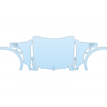 2026 BMW X5 M COMPETITION HOOD FENDERS MIRRORS FULL (WRAPPED EDGES) SEAMED KIT