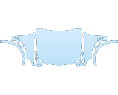 2026 BMW X5 M COMPETITION HOOD FENDERS MIRRORS FULL (WRAPPED EDGES) SEAMED KIT