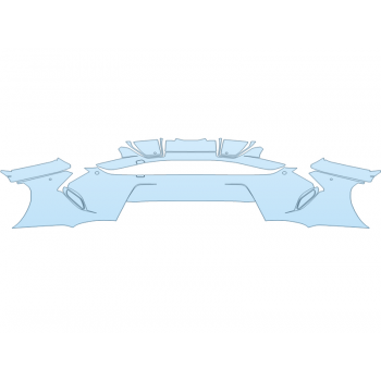 2026 BMW X6 M COMPETITION REAR BUMPER W SENSORS