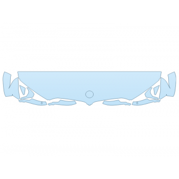 2026 BMW X6 M COMPETITION HOOD FENDERS MIRRORS 18 INCH STRAIGHT (WRAPPED EDGES)