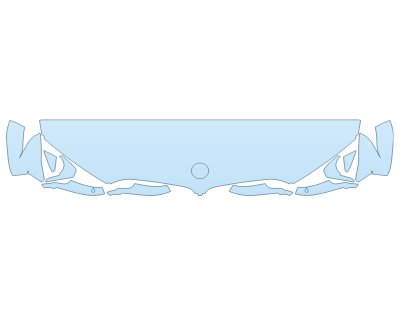 2026 BMW X6 M COMPETITION HOOD FENDERS MIRRORS 18 INCH STRAIGHT (WRAPPED EDGES)