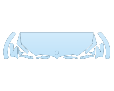 2026 BMW X6 M COMPETITION HOOD FENDERS MIRRORS 24 INCH STRAIGHT