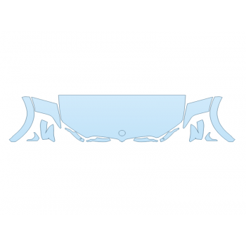 2026 BMW X6 M COMPETITION HOOD FENDERS MIRRORS 30 INCH STRAIGHT (WRAPPED EDGES)