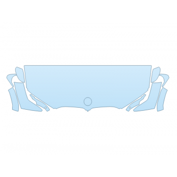 2026 BMW X7 40I HOOD FENDERS MIRRORS 24 INCH STRAIGHT (WRAPPED EDGES)