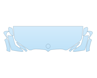 2026 BMW X7 40I HOOD FENDERS MIRRORS 24 INCH STRAIGHT (WRAPPED EDGES)