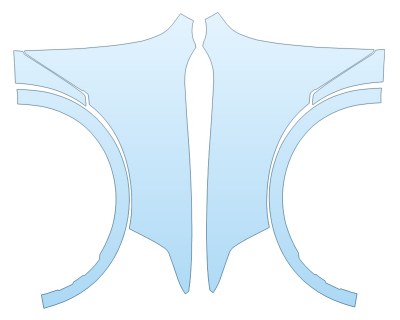 2026 BMW X7 40I FULL FENDERS FENDER FLARES (WRAPPED EDGES)