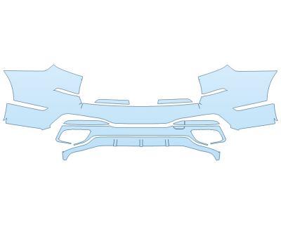 2026 BMW X7 M60I REAR BUMPER