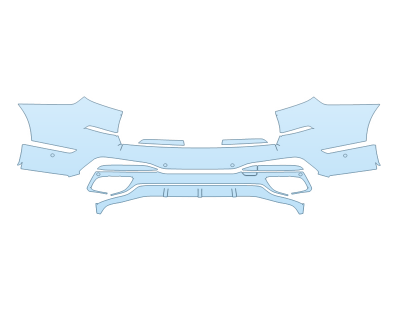 2026 BMW X7 M60I REAR BUMPER W SENSORS