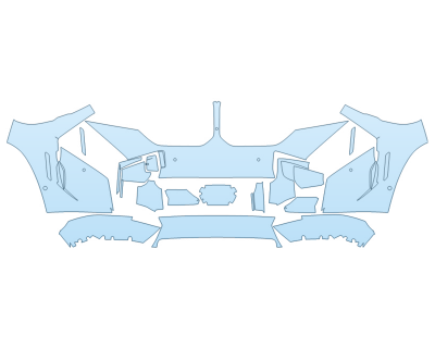 2026 BMW XM BASE BUMPER W SENSORS W/CAMERA