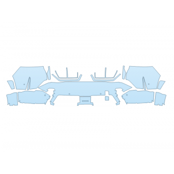 2026 BMW XM LABEL REAR BUMPER W SENSORS