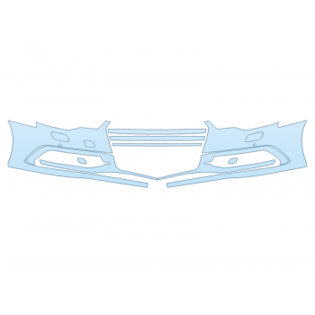 2012 AUDI S6 BASE BUMPER AND GRILL