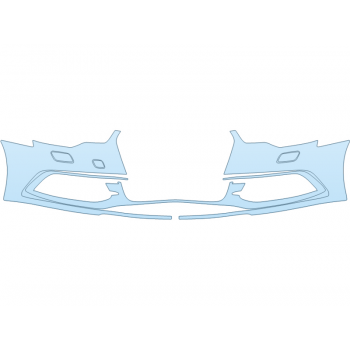 2012 AUDI S6 BASE BUMPER WITH WASHERS 2012 AUDI S6 BASE BUMPER WITH WASHERS