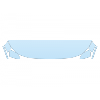 2026 NISSAN SENTRA SV HOOD FENDERS MIRRORS 18 INCH STRAIGHT (WRAPPED EDGES)