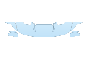 2027 RAM RAM 1500 RHO HOOD FENDERS MIRRORS 24 INCH (WRAPPED EDGES) W/LOWER AND UPPER DECAL