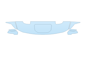 2027 RAM RAM 1500 RHO HOOD FENDERS MIRRORS 24 INCH (WRAPPED EDGES) W/LOWER DECALS