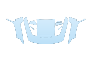 2027 RAM RAM 1500 RHO HOOD FENDERS MIRRORS 60 INCH FULL (WRAPPED EDGES) W/O DECALS