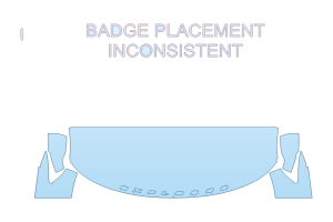 2027 FORD EXPLORER ACTIVE HOOD FENDERS MIRRORS 24 INCH STRAIGHT (WRAPPED EDGES) W/ BADGING
