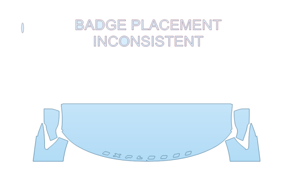 2027 FORD EXPLORER ACTIVE HOOD FENDERS MIRRORS 24 INCH STRAIGHT (WRAPPED EDGES) W/ BADGING 2027 FORD EXPLORER ACTIVE HOOD FENDERS MIRRORS 24 INCH STRAIGHT (WRAPPED EDGES) W/ BADGING