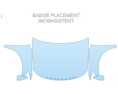 2026 FORD EXPLORER ACTIVE HOOD FENDERS MIRRORS FULL (WRAPPED EDGES)