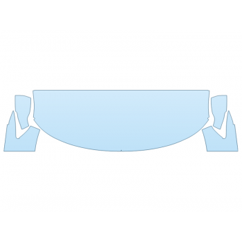 2026 FORD EXPLORER ST HOOD FENDERS MIRRORS 24 INCH STRAIGHT (WRAPPED EDGES)